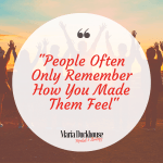 Relationship others remember how made them feel