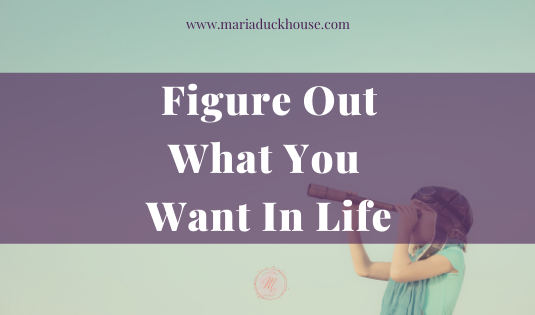 Figure Out What You Want