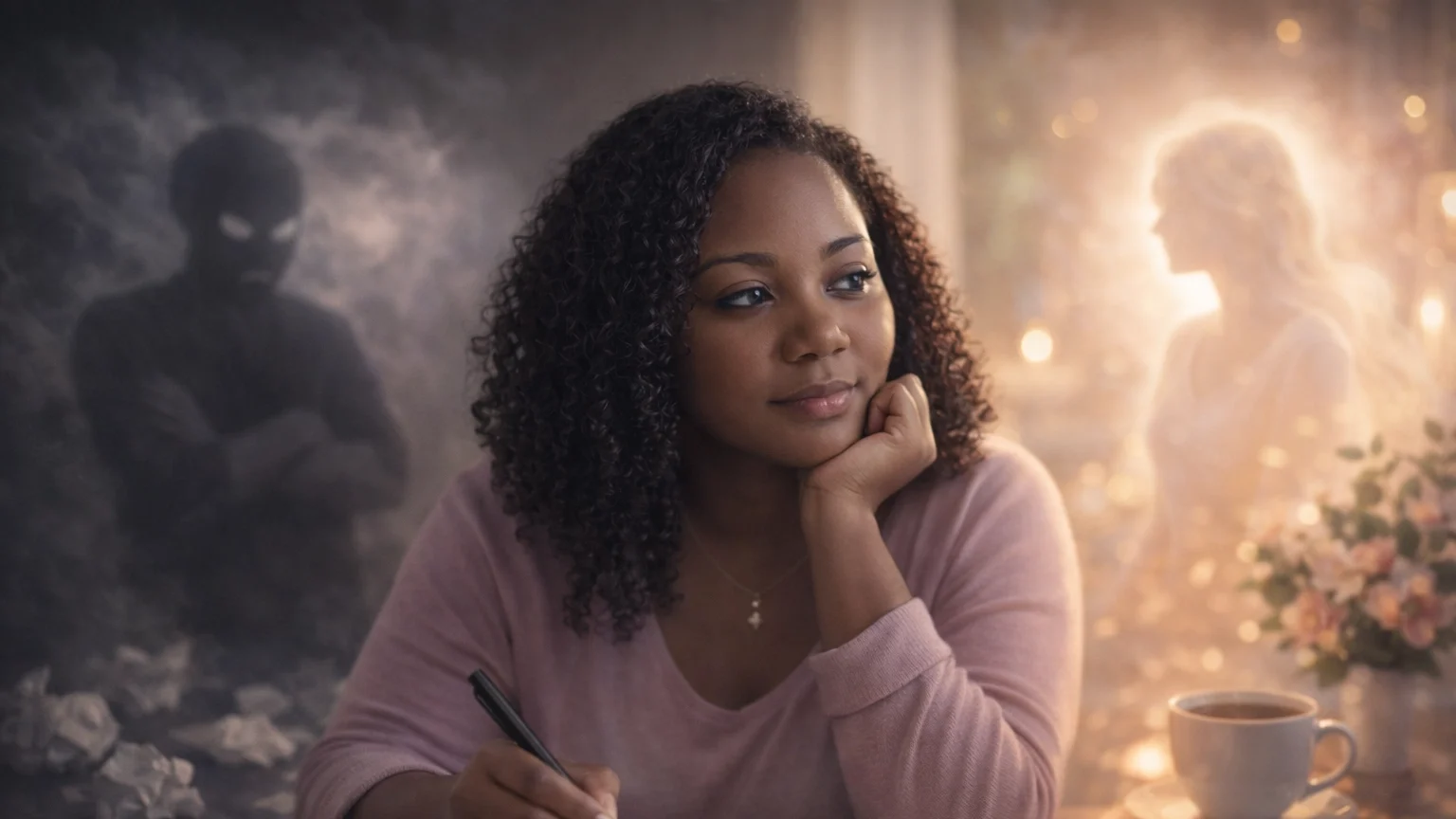 candid image of maria waying out options for expressing your true self for good vs bad